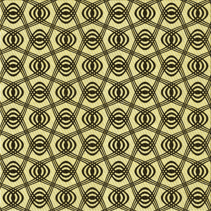 Round Patterned Milk Chocolate Brown Rug, pat3919yw