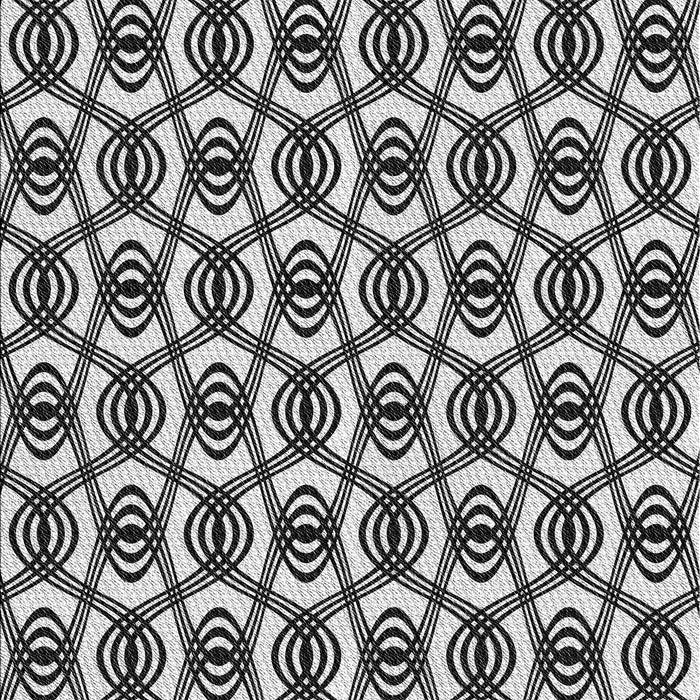 Patterned Charcoal Black Novelty Rug, pat3919