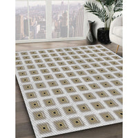 Patterned Army Brown Novelty Rug, pat391