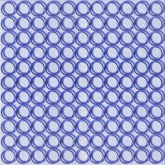 Round Machine Washable Transitional Royal Blue Rug, wshpat392blu