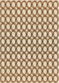 Machine Washable Transitional Light Brown Rug, wshpat392brn