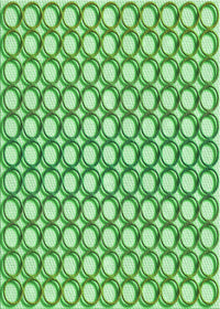 Machine Washable Transitional Dark Lime Green Rug, wshpat392grn