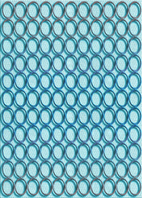 Machine Washable Transitional Blue Ivy Blue Rug, wshpat392lblu