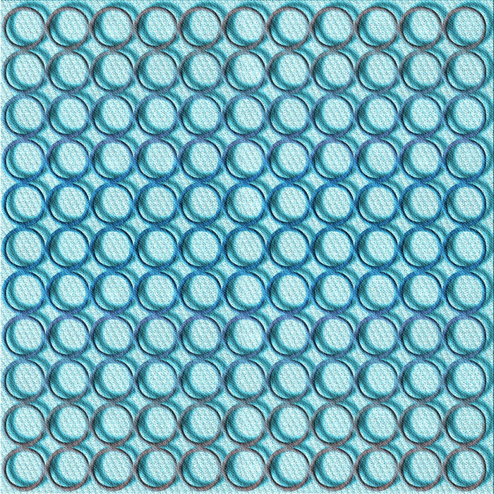 Round Machine Washable Transitional Blue Ivy Blue Rug, wshpat392lblu