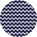 Square Patterned Night Blue Rug, pat3920blu