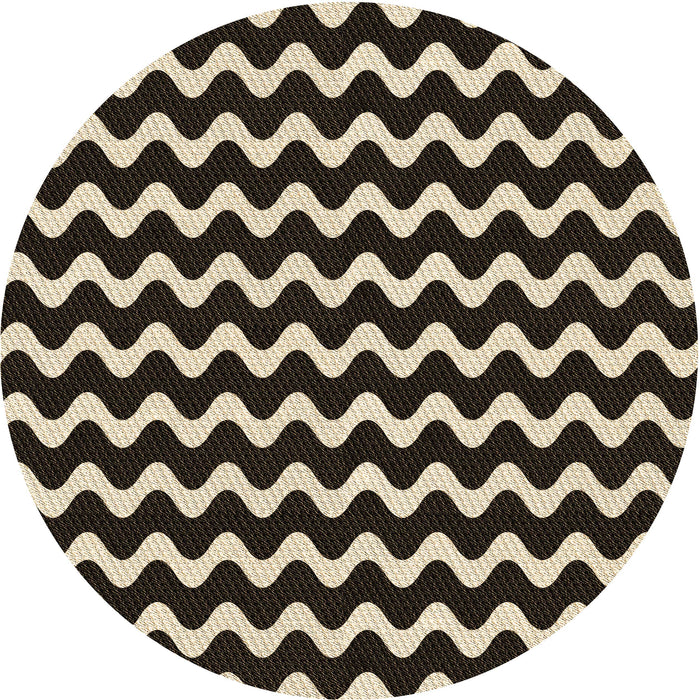 Square Machine Washable Transitional Light French Beige Brown Rug in a Living Room, wshpat3920brn