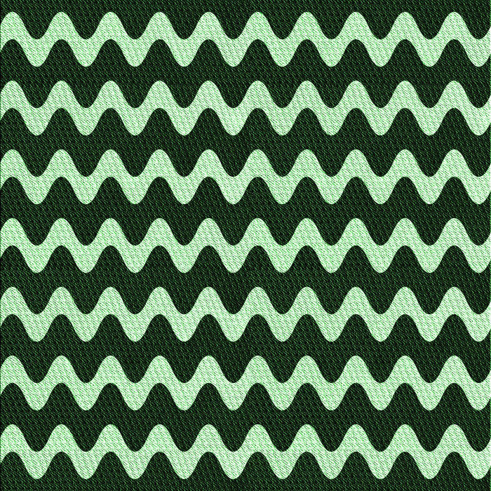 Patterned Black Rug, pat3920grn