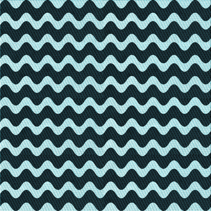 Round Patterned Tiffany Blue Rug, pat3920lblu