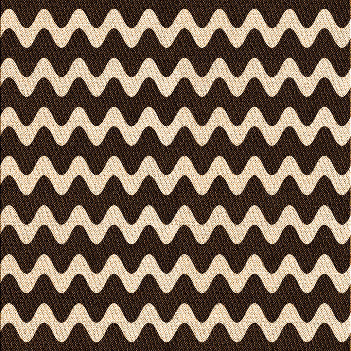 Patterned Black Brown Rug, pat3920org