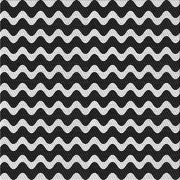 Square Patterned Black Novelty Rug, pat3920