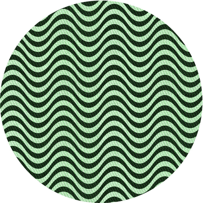 Square Patterned Light Green Rug, pat3921grn