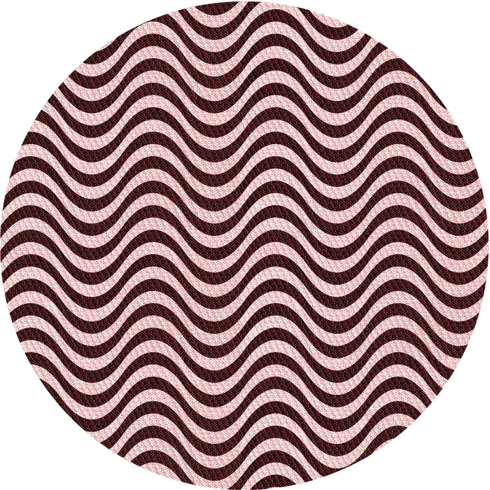 Square Machine Washable Transitional Pink Rug in a Living Room, wshpat3921rd