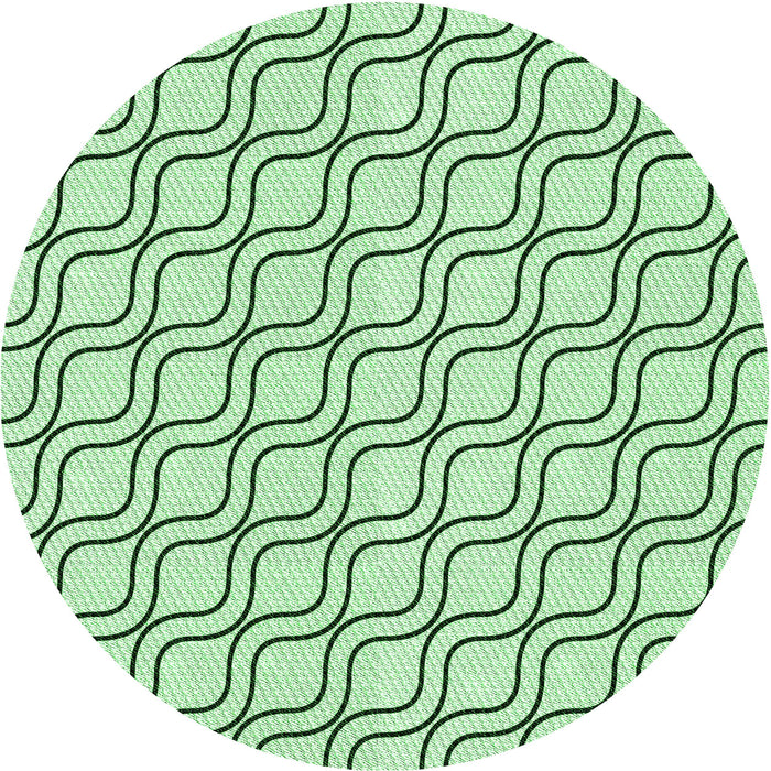Square Patterned Mint Green Rug, pat3922grn