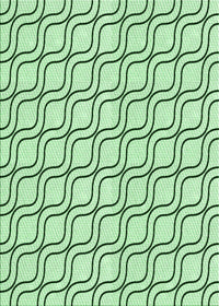 Machine Washable Transitional Mint Green Rug, wshpat3922grn