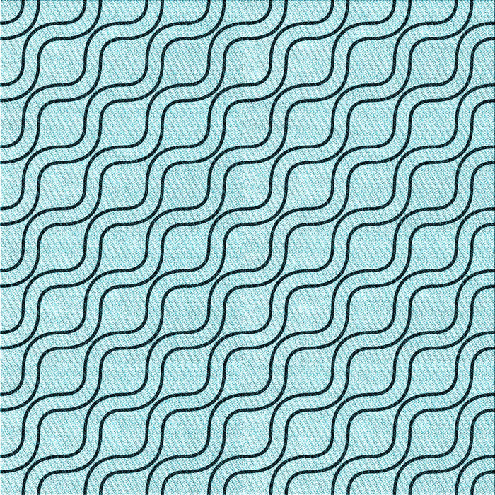 Round Patterned Seafoam Green Rug, pat3922lblu