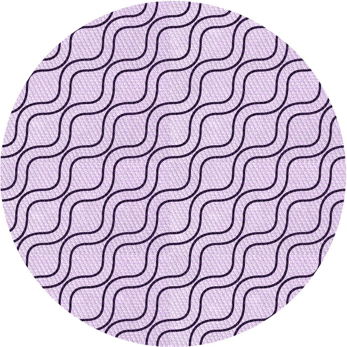 Square Machine Washable Transitional Purple Flower Purple Rug in a Living Room, wshpat3922pur