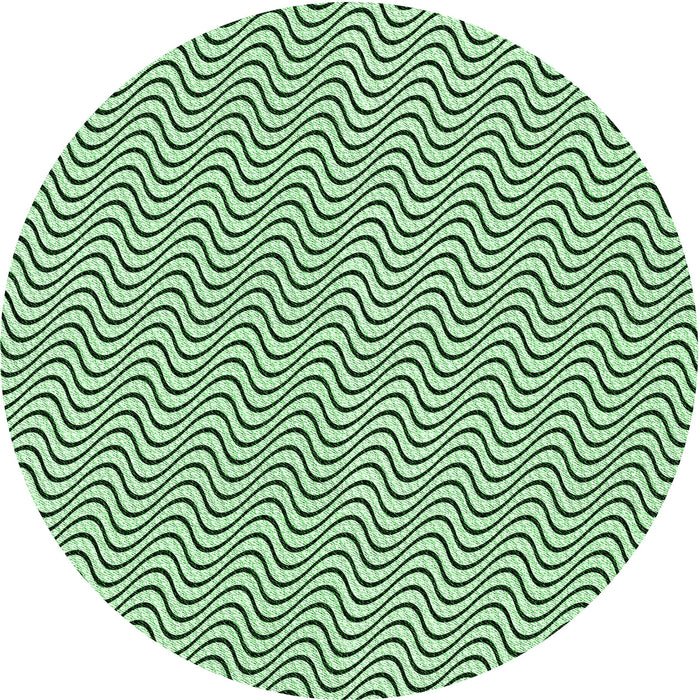 Square Machine Washable Transitional Mint Green Rug in a Living Room, wshpat3923grn