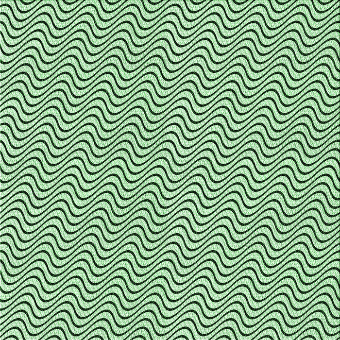 Round Patterned Mint Green Rug, pat3923grn