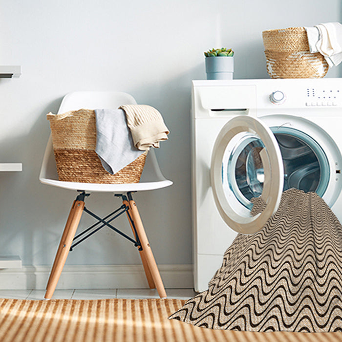Machine Washable Transitional Red Brown Rug in a Washing Machine, wshpat3923org
