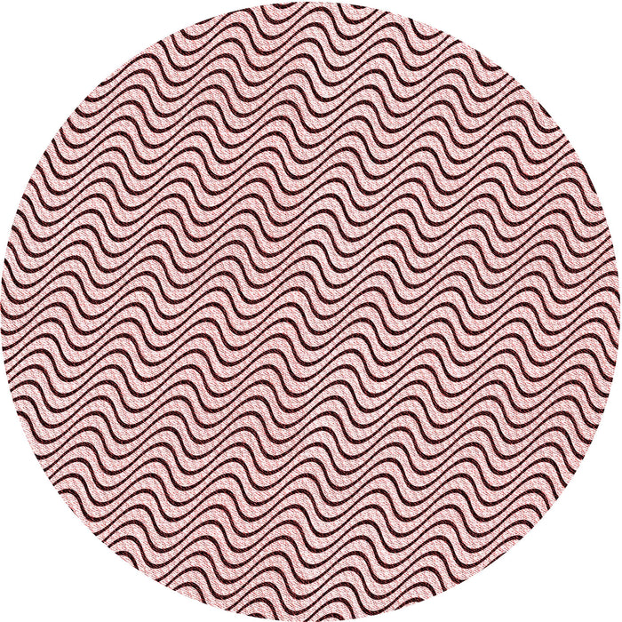 Square Patterned Light Rose Pink Rug, pat3923rd