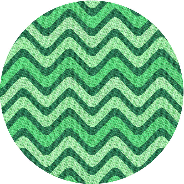 Square Patterned Green Rug, pat3924grn