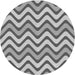 Square Patterned Ash Gray Rug, pat3924gry