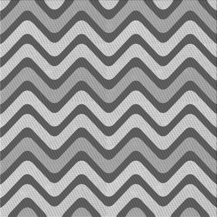 Round Machine Washable Transitional Ash Gray Rug, wshpat3924gry