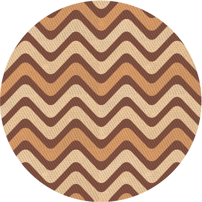 Square Machine Washable Transitional Yellow Orange Rug in a Living Room, wshpat3924org