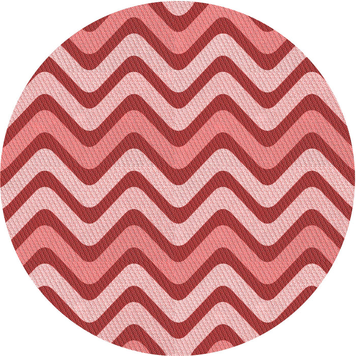 Square Machine Washable Transitional Pastel Pink Rug in a Living Room, wshpat3924rd