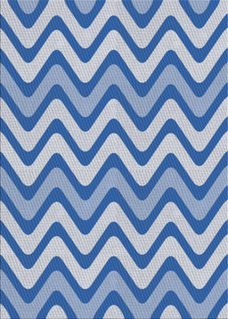 Patterned Pastel Blue Novelty Rug, pat3924