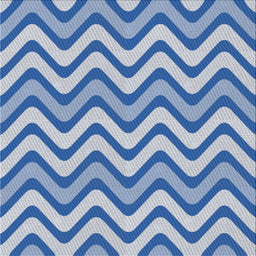 Square Patterned Pastel Blue Novelty Rug, pat3924