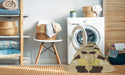 Machine Washable Transitional Brown Rug in a Washing Machine, wshpat3925brn