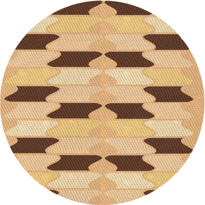 Square Patterned Red Rug, pat3925org
