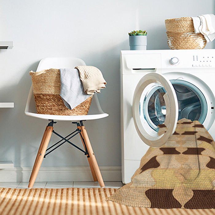 Machine Washable Transitional Red Rug in a Washing Machine, wshpat3925org