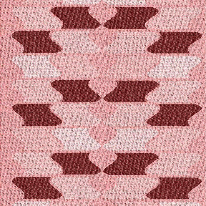 Machine Washable Transitional Red Rug, wshpat3925rd