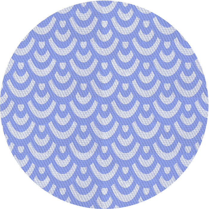 Square Patterned Sky Blue Rug, pat3926blu