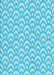 Machine Washable Transitional Bright Turquoise Blue Rug, wshpat3926lblu