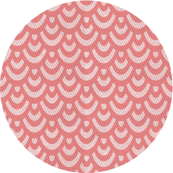 Square Machine Washable Transitional Pink Rug in a Living Room, wshpat3926rd