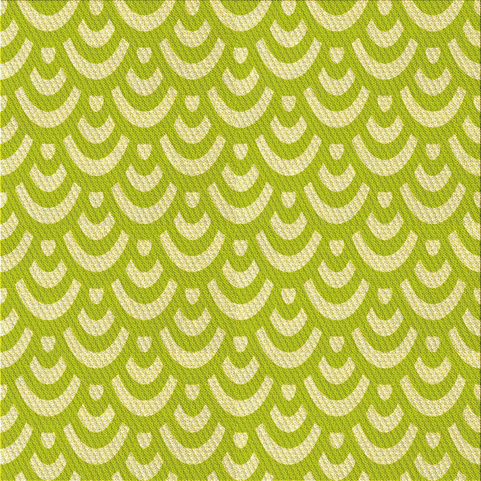 Round Patterned Green Rug, pat3926yw