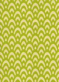 Machine Washable Transitional Green Rug, wshpat3926yw