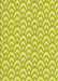 Machine Washable Transitional Green Rug, wshpat3926yw