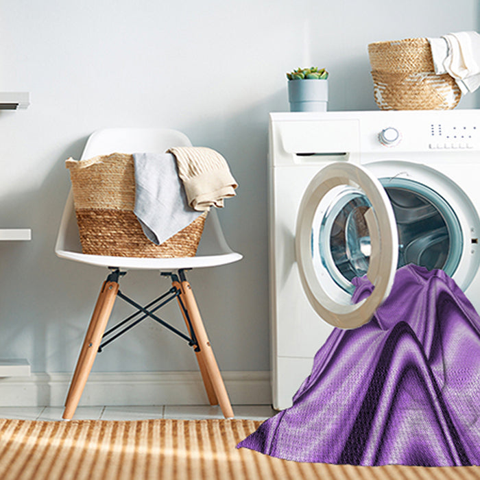 Machine Washable Transitional Violet Purple Rug in a Washing Machine, wshpat3927pur