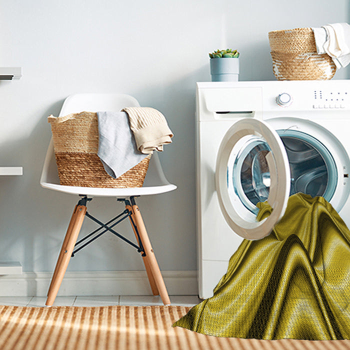 Machine Washable Transitional Dark Bronze Brown Rug in a Washing Machine, wshpat3927yw