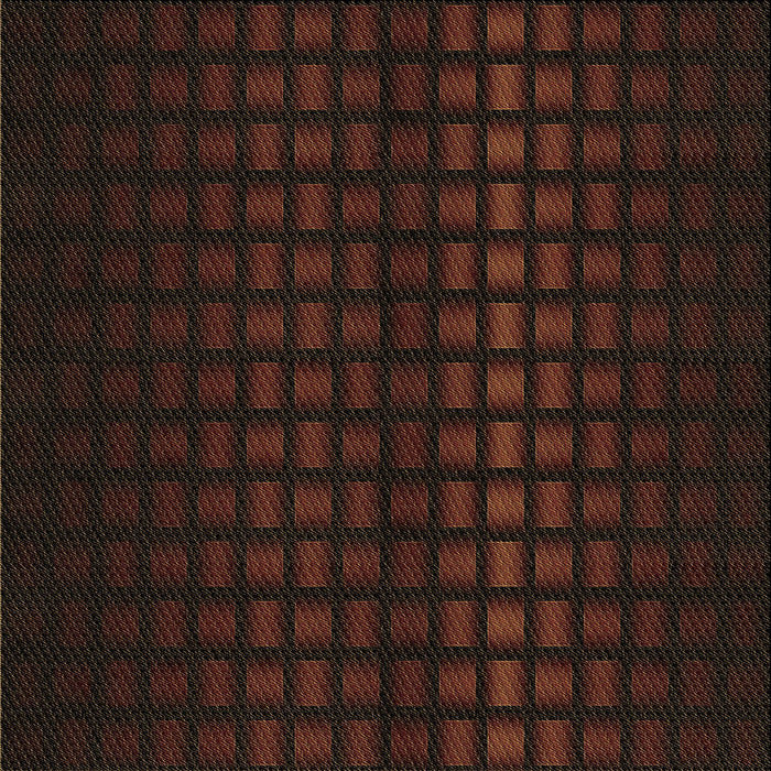 Round Patterned Red Brown Rug, pat3928brn