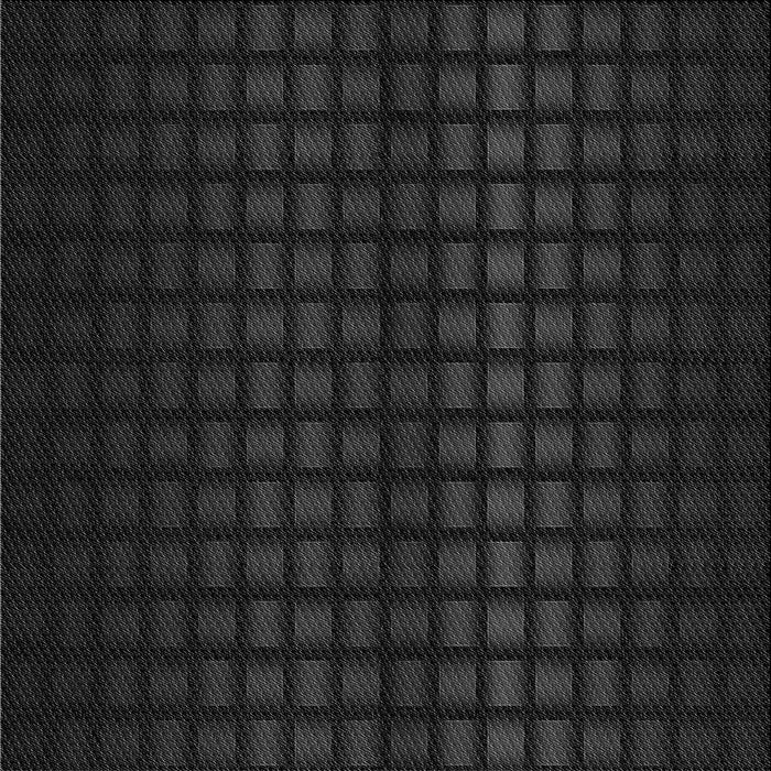 Round Patterned Black Rug, pat3928gry