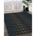 Machine Washable Transitional Charcoal Blue Rug in a Family Room, wshpat3928lblu