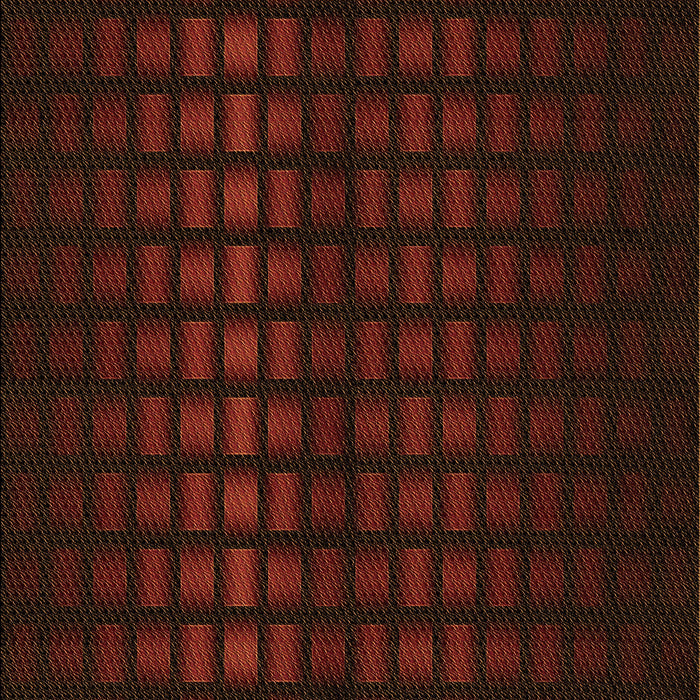 Patterned Saffron Red Rug, pat3928org