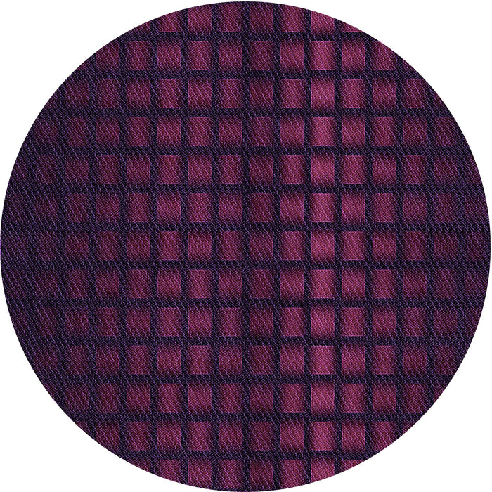Square Machine Washable Transitional Dark Magenta Purple Rug in a Living Room, wshpat3928pur