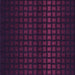 Round Machine Washable Transitional Dark Magenta Purple Rug, wshpat3928pur