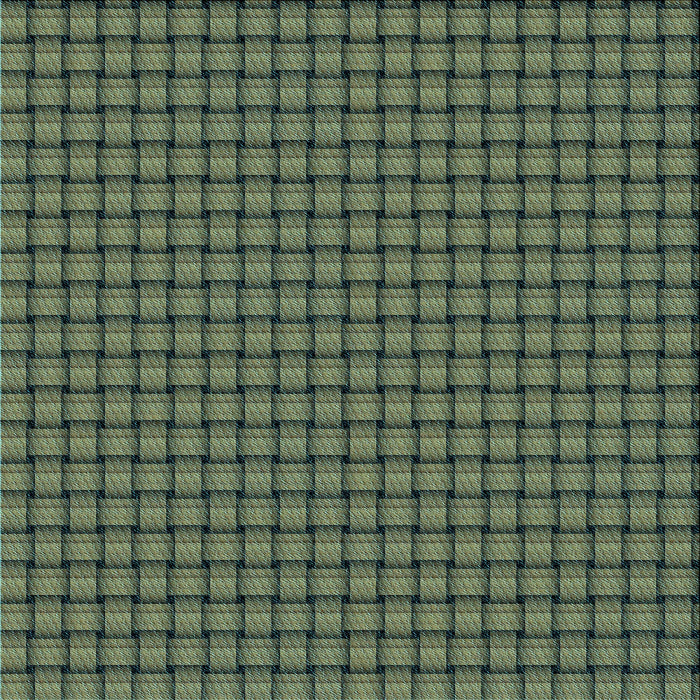 Round Patterned Army Green Rug, pat3930lblu